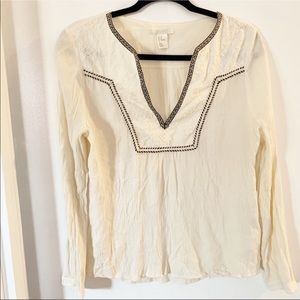 H&M CREAM BLOUSE